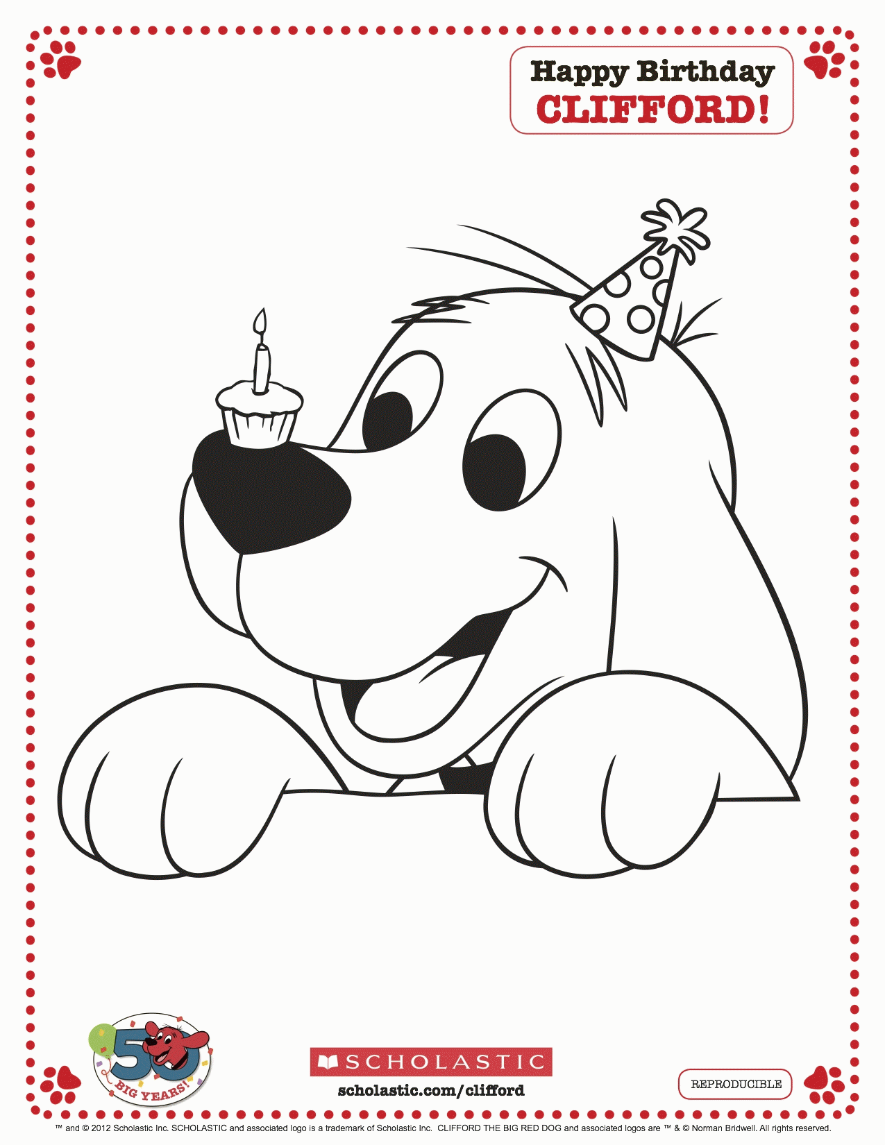 32 Clifford Coloring Pages Printable 30