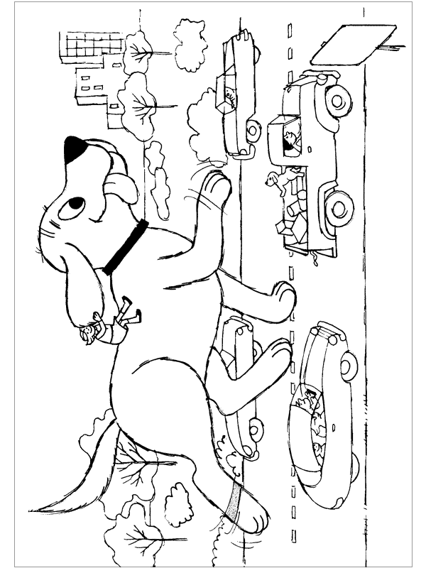 32 Clifford Coloring Pages Printable 5