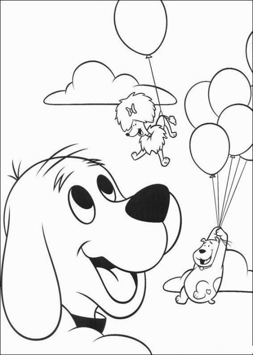 32 Clifford Coloring Pages Printable 7