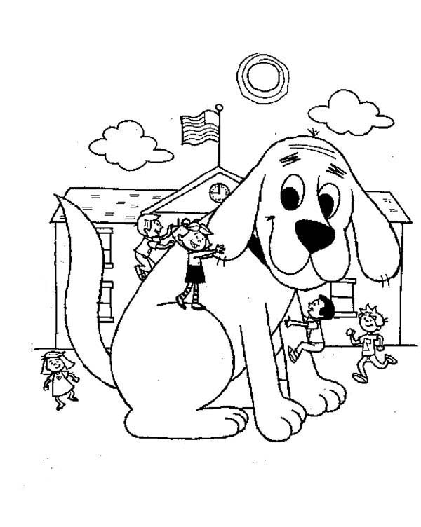 32 Clifford Coloring Pages Printable 8