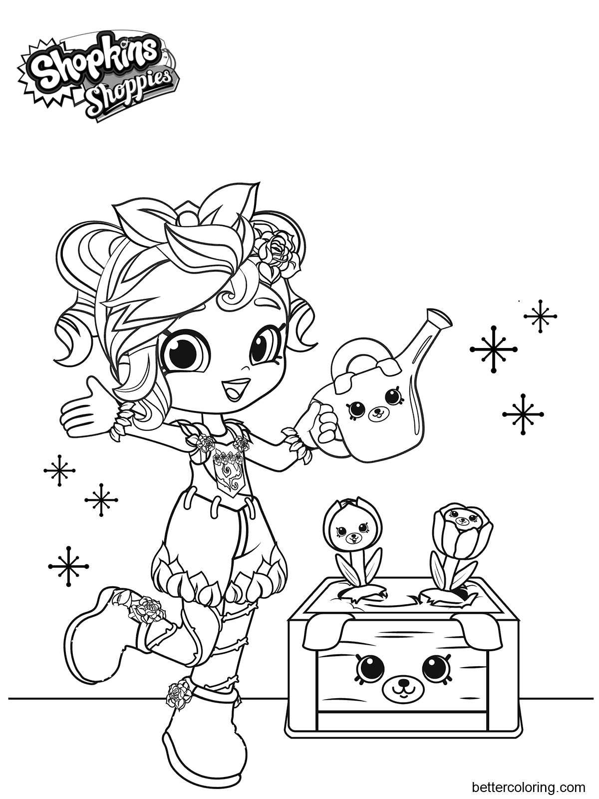 32 Easy Girly Coloring Pages Printable 13