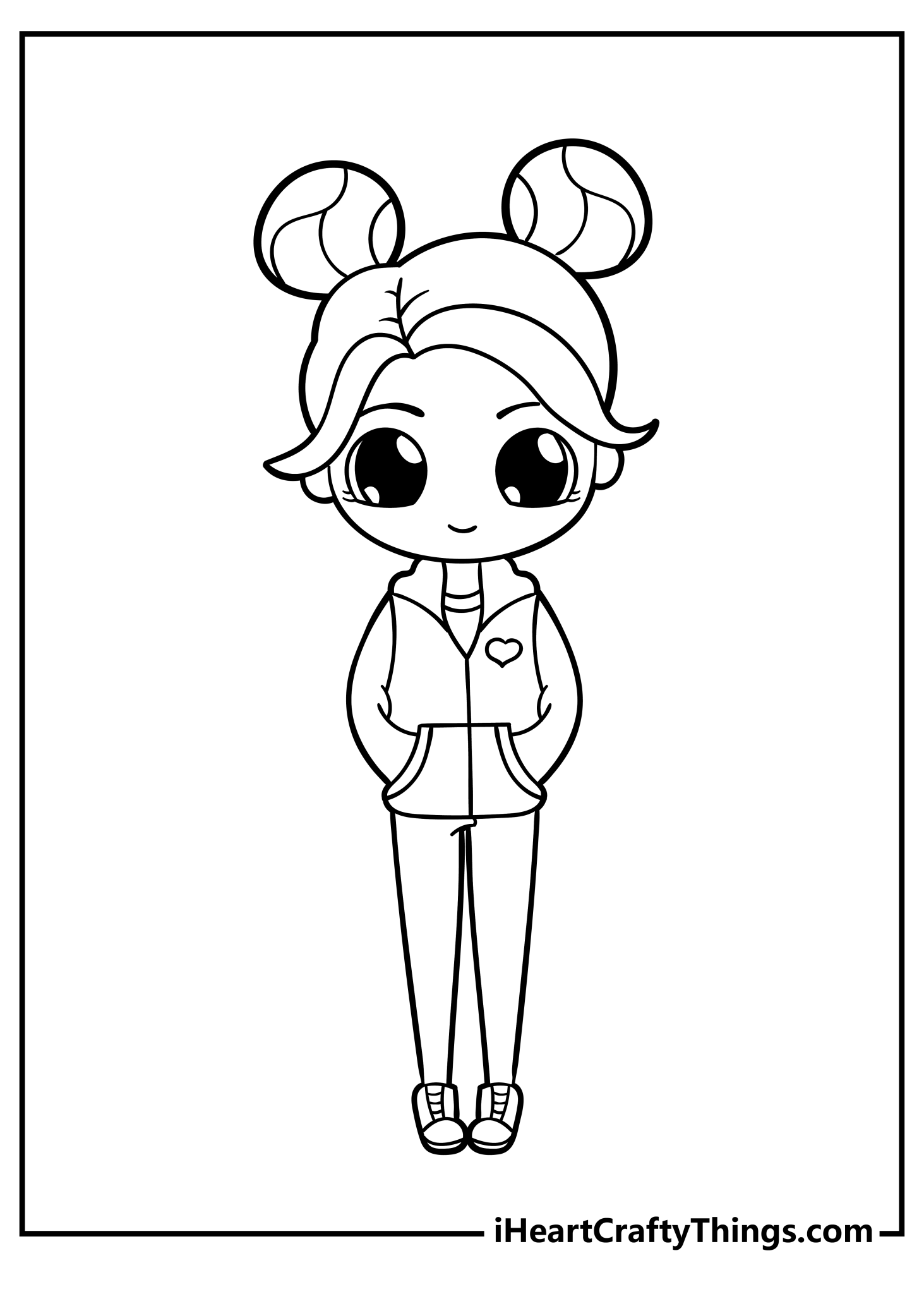 32 Easy Girly Coloring Pages Printable 25