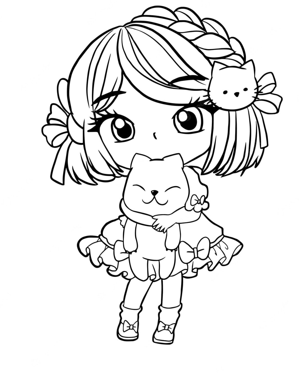 32 Easy Girly Coloring Pages Printable 27