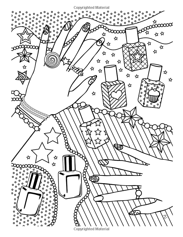 32 Easy Girly Coloring Pages Printable 33