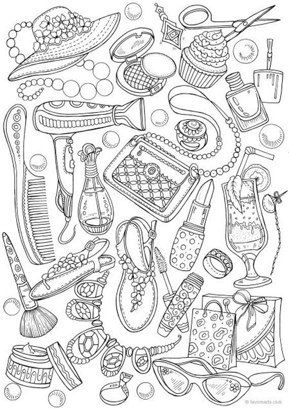 32 Easy Girly Coloring Pages Printable 9