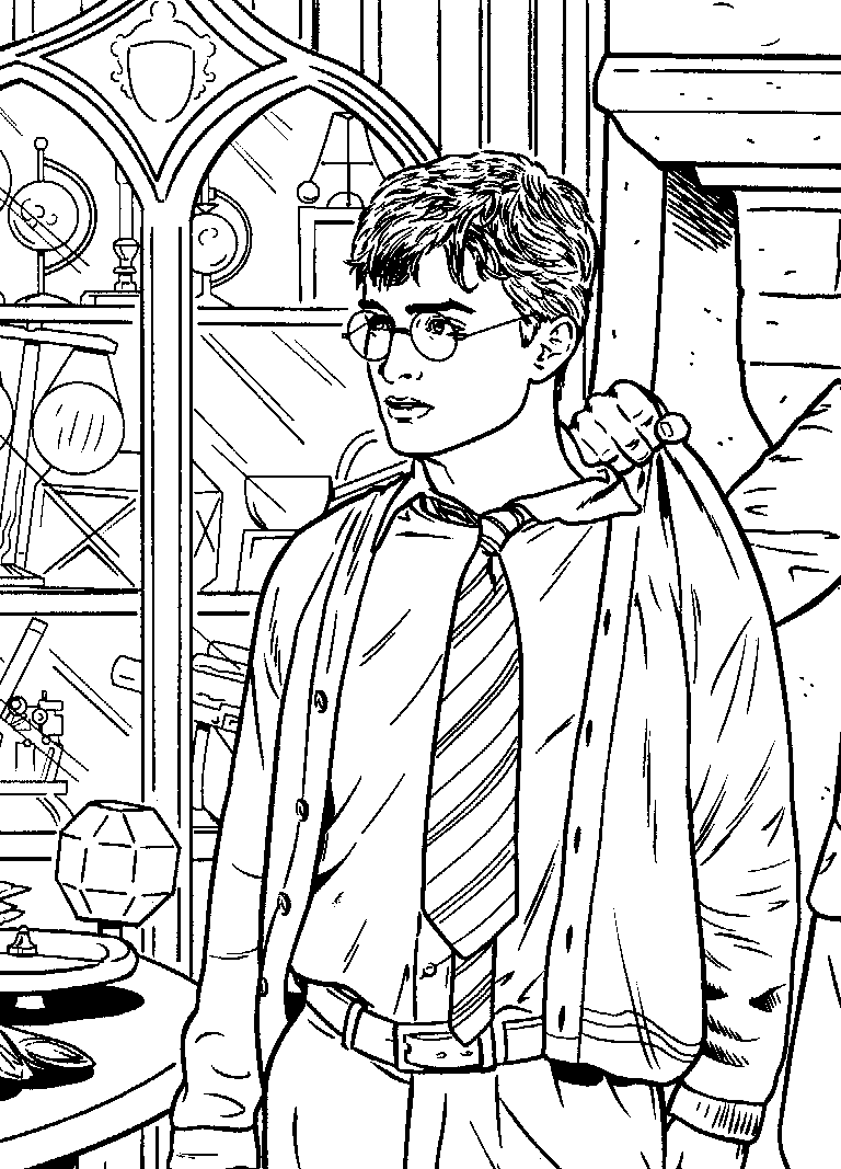 32 Enchanting Harry Potter Coloring Pages Printable 13