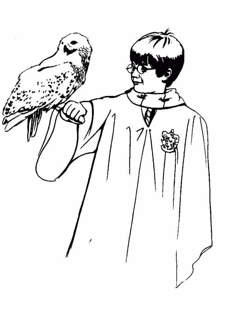 32 Enchanting Harry Potter Coloring Pages Printable 18