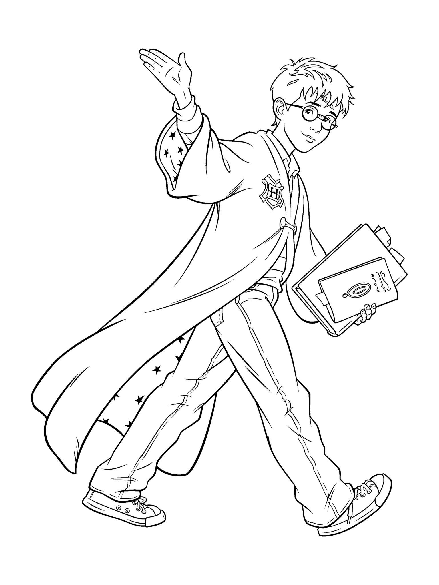 32 Enchanting Harry Potter Coloring Pages Printable 28