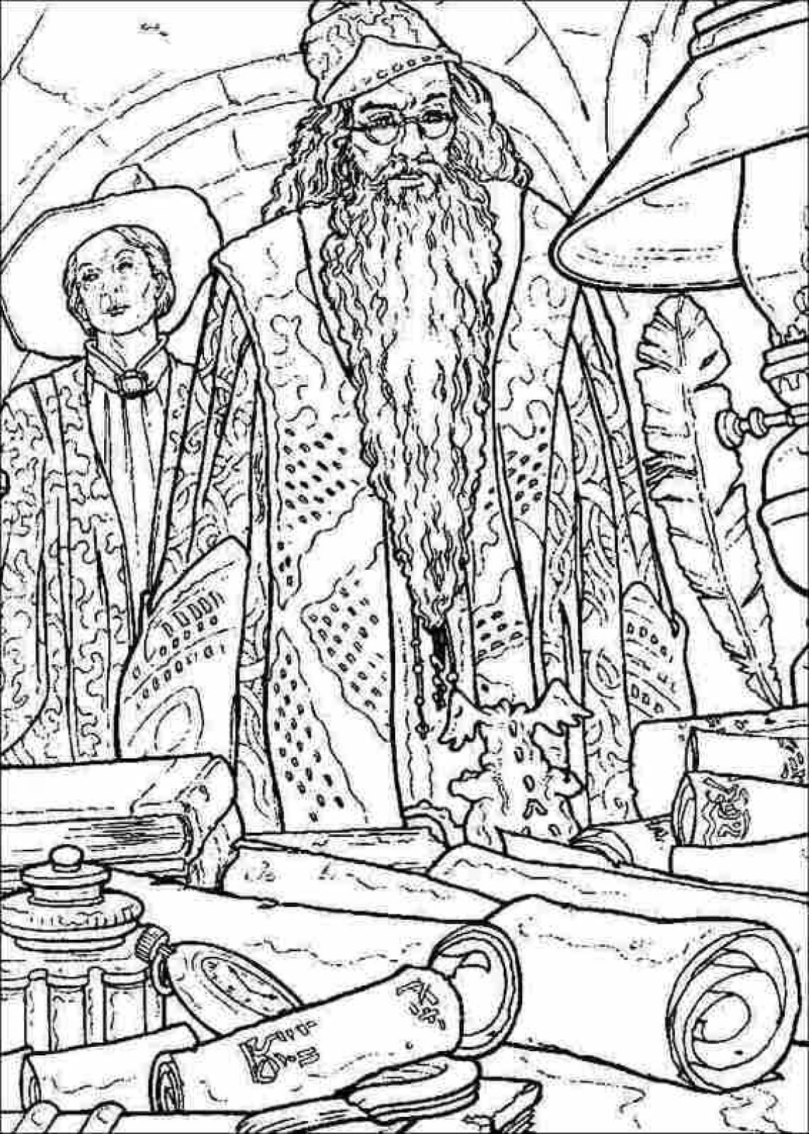 32 Enchanting Harry Potter Coloring Pages Printable 4