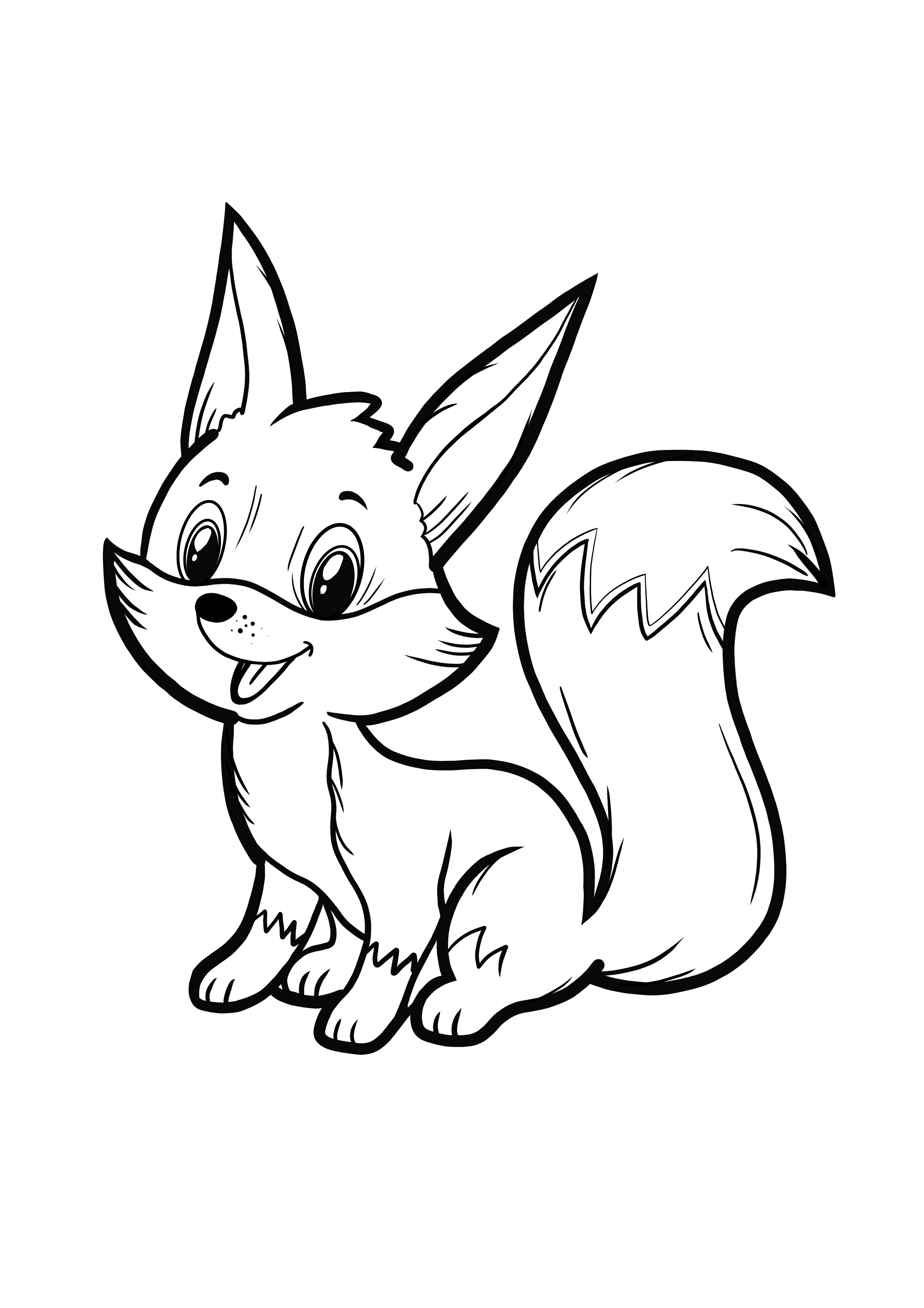 32 Fox Animal Coloring Pages Printable 28