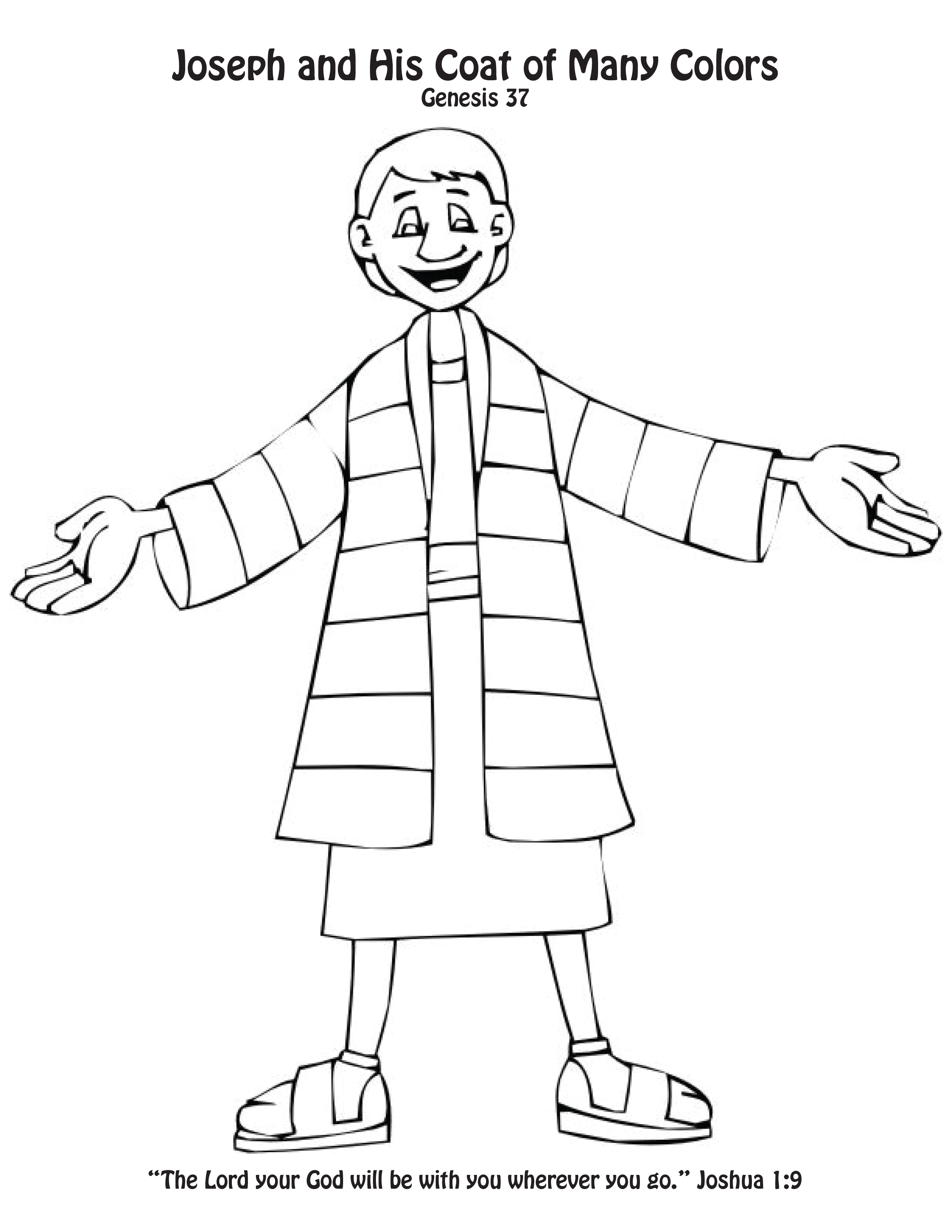 32 Joseph Coloring Pages Printable 11