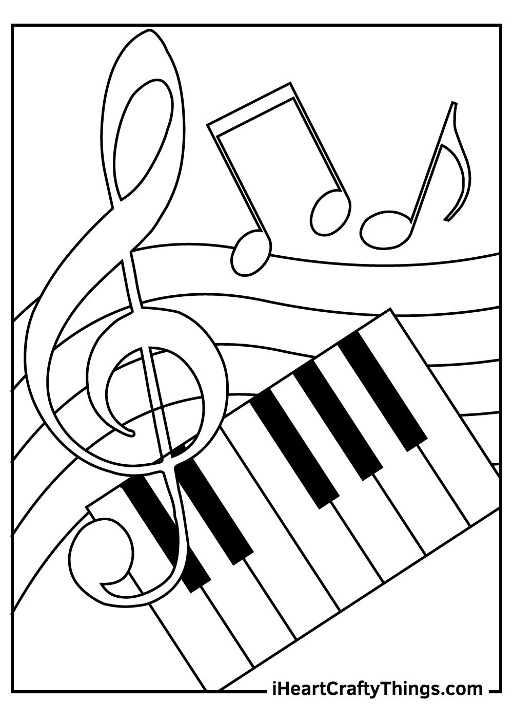 32 Kindergarten Music Coloring Pages Printable 10