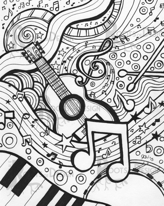 32 Kindergarten Music Coloring Pages Printable 11