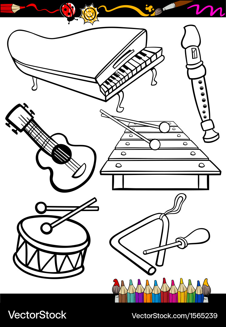 32 Kindergarten Music Coloring Pages Printable 15