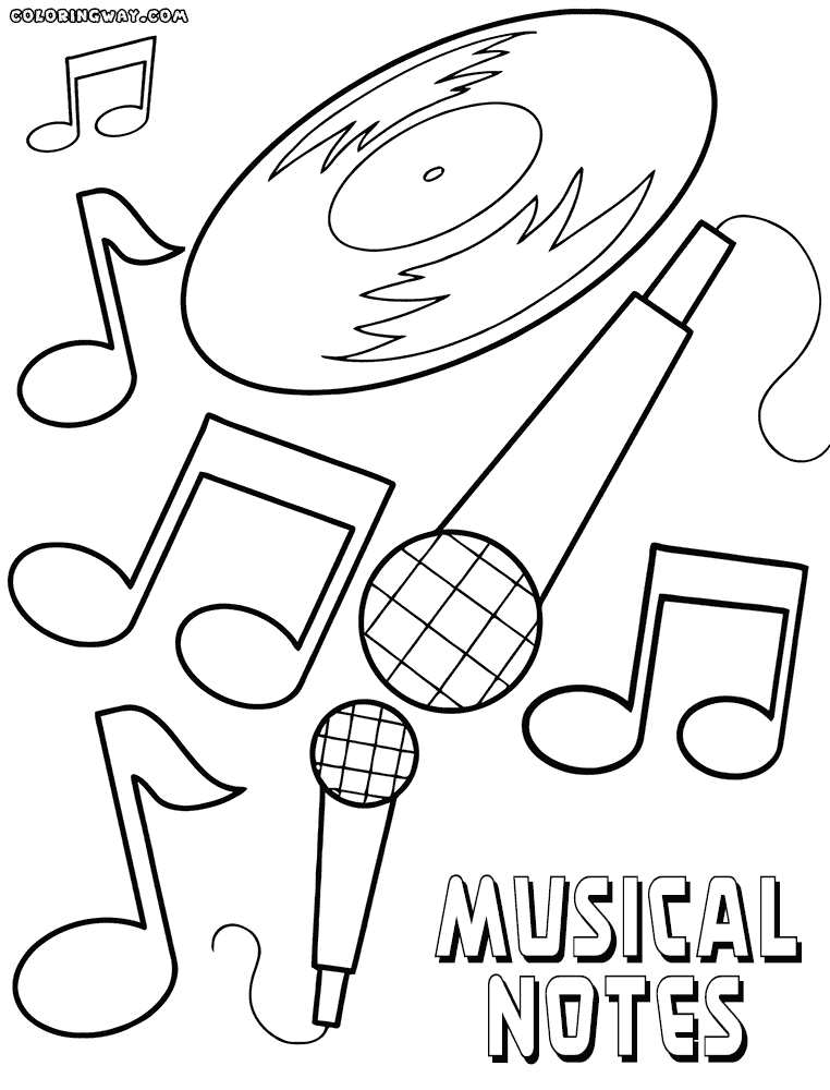 32 Kindergarten Music Coloring Pages Printable 2