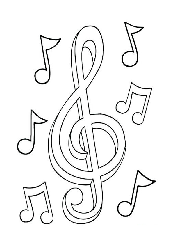 32 Kindergarten Music Coloring Pages Printable 30