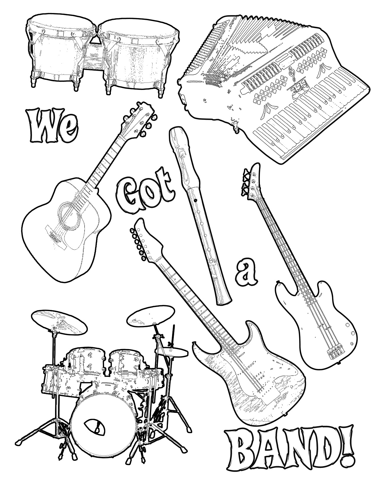 32 Kindergarten Music Coloring Pages Printable 31