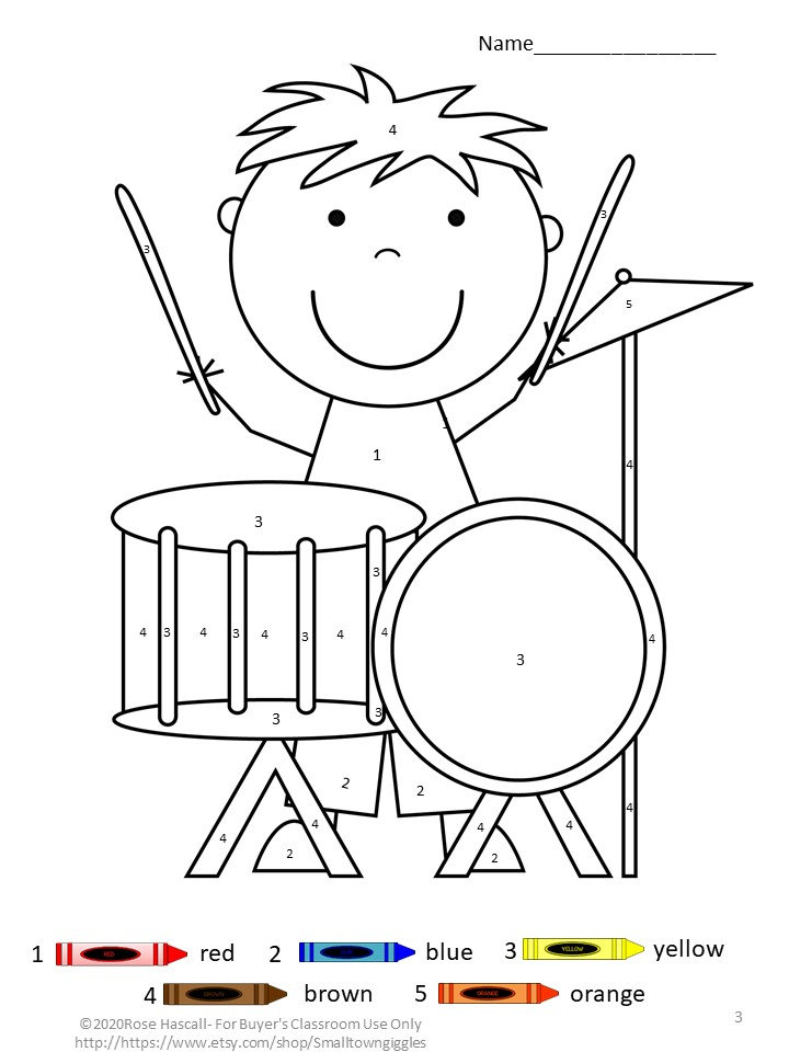 32 Kindergarten Music Coloring Pages Printable 32