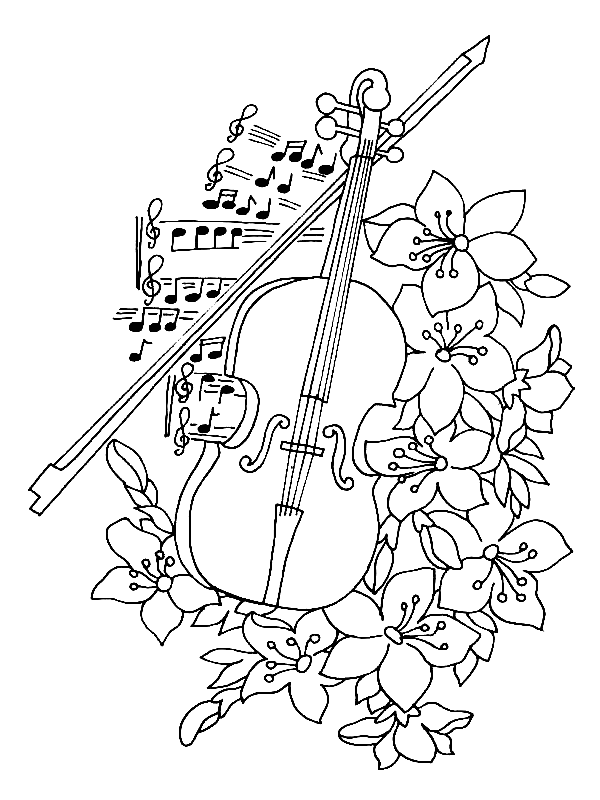 32 Kindergarten Music Coloring Pages Printable 7