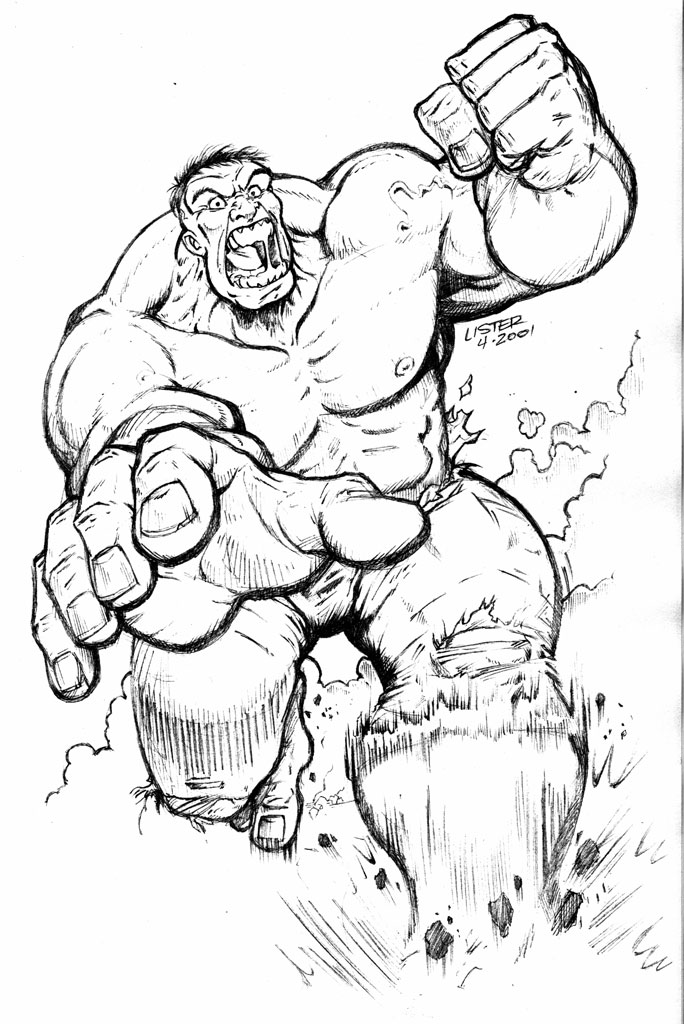 32 Powerful Hulk Coloring Pages Printable 21