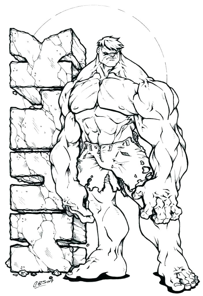 32 Powerful Hulk Coloring Pages Printable 22