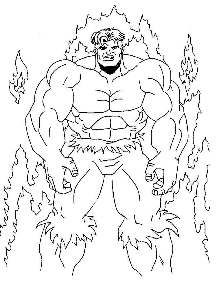 32 Powerful Hulk Coloring Pages Printable 28