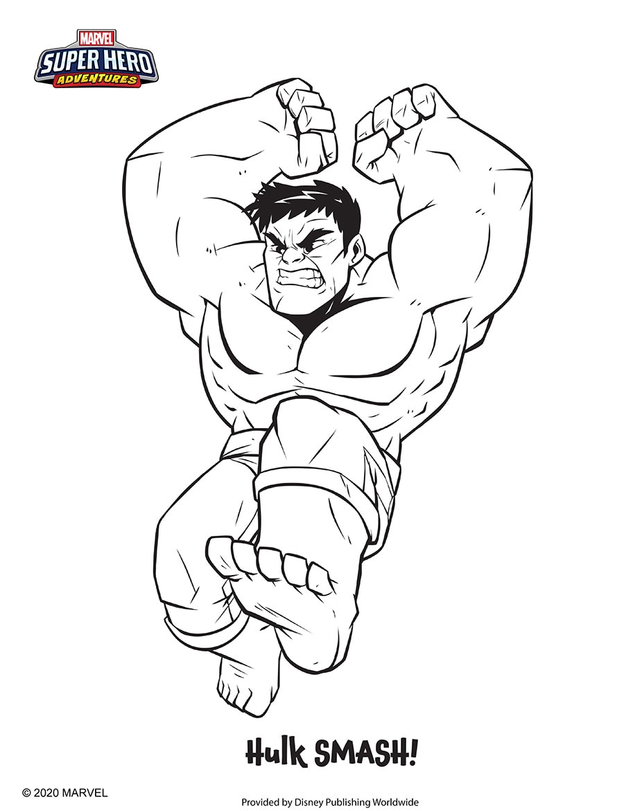 32 Powerful Hulk Coloring Pages Printable 32