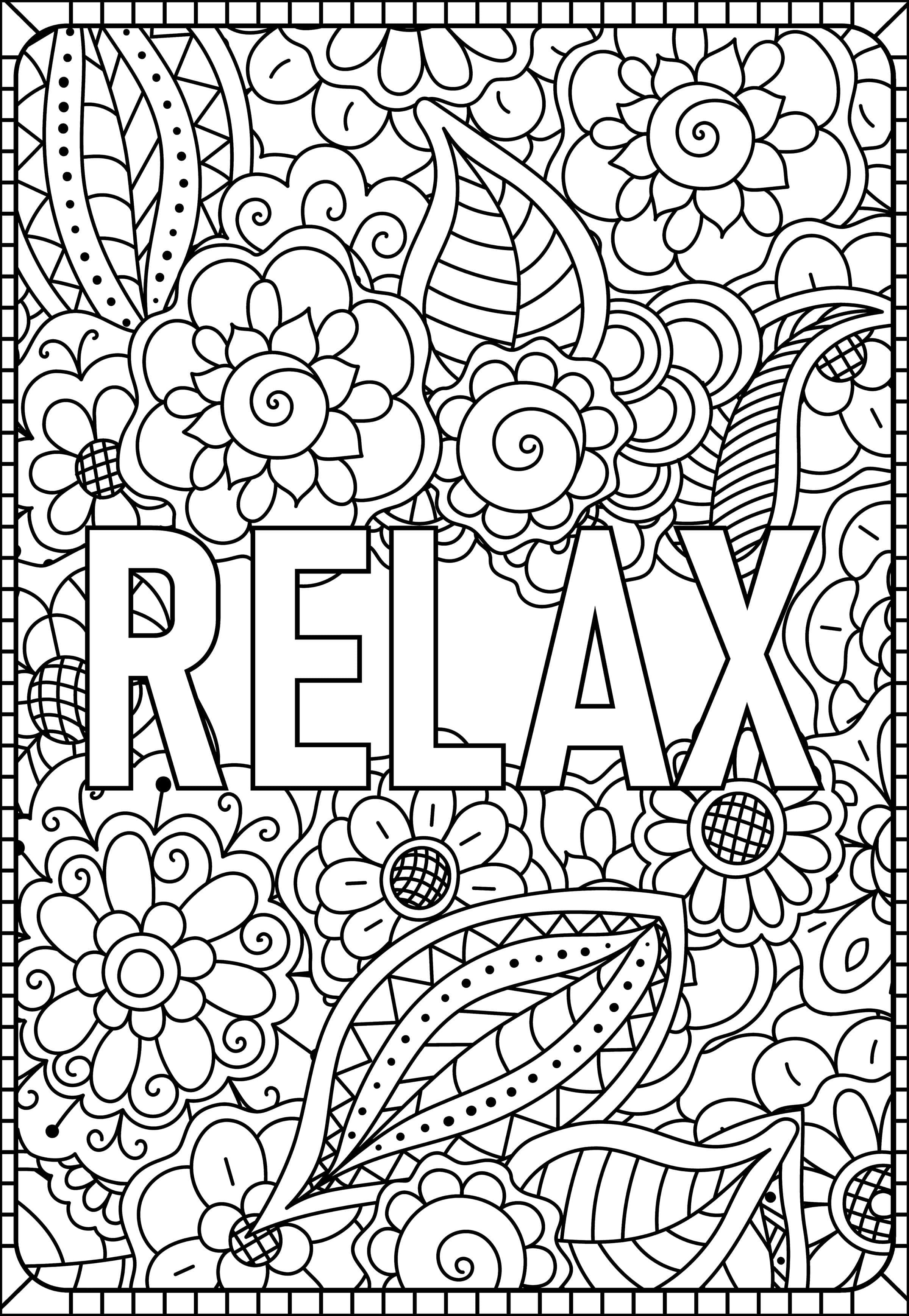 32 Relaxing Adult Baddie Coloring Pages Printable 14