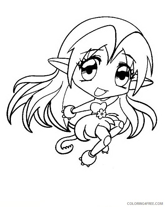 33 Cute Manga Coloring Pages Printable 22