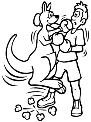 33 Dynamic Boxing Coloring Pages Printable 12