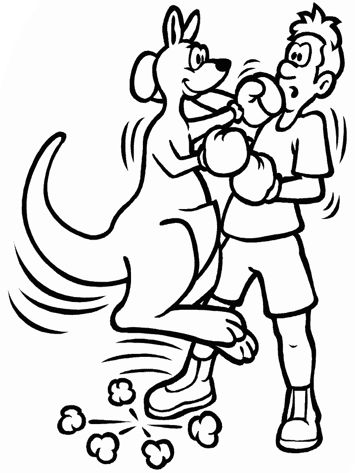 33 Dynamic Boxing Coloring Pages Printable 13