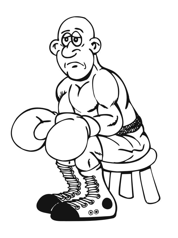 33 Dynamic Boxing Coloring Pages Printable 14