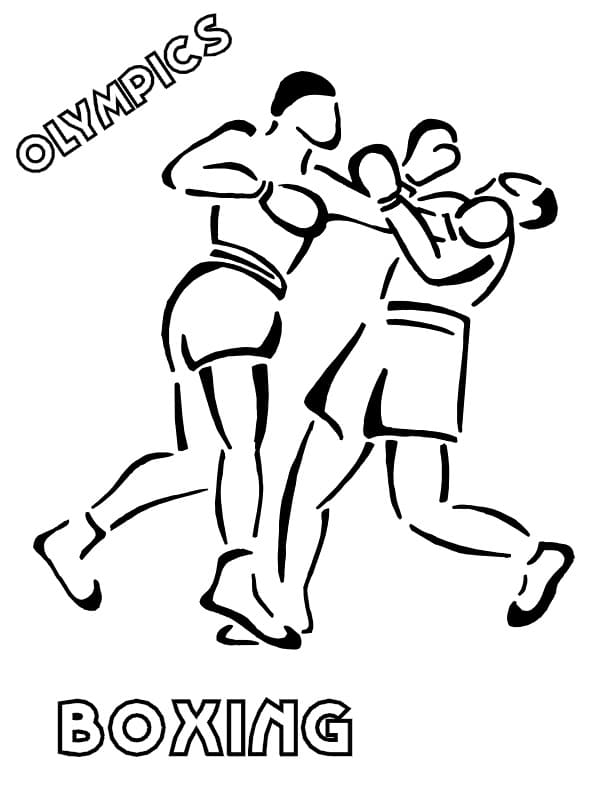 33 Dynamic Boxing Coloring Pages Printable 21