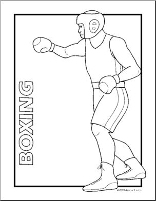 33 Dynamic Boxing Coloring Pages Printable 29