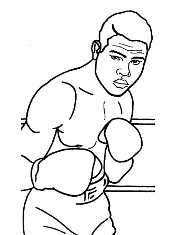 33 Dynamic Boxing Coloring Pages Printable 32