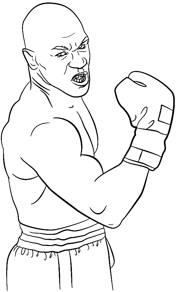 33 Dynamic Boxing Coloring Pages Printable 9