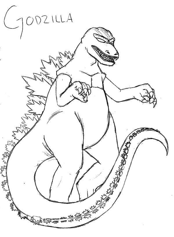 33 Epic Godzilla Coloring Pages Printable 20