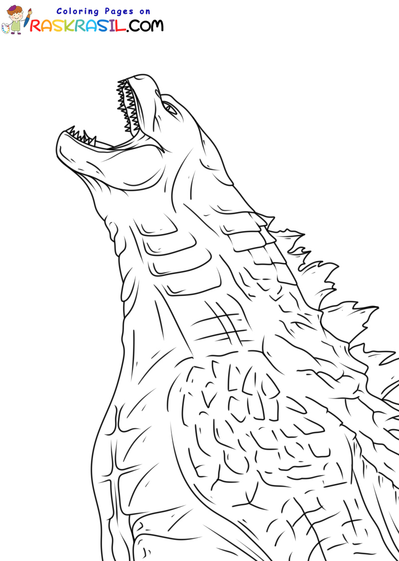 33 Epic Godzilla Coloring Pages Printable 22