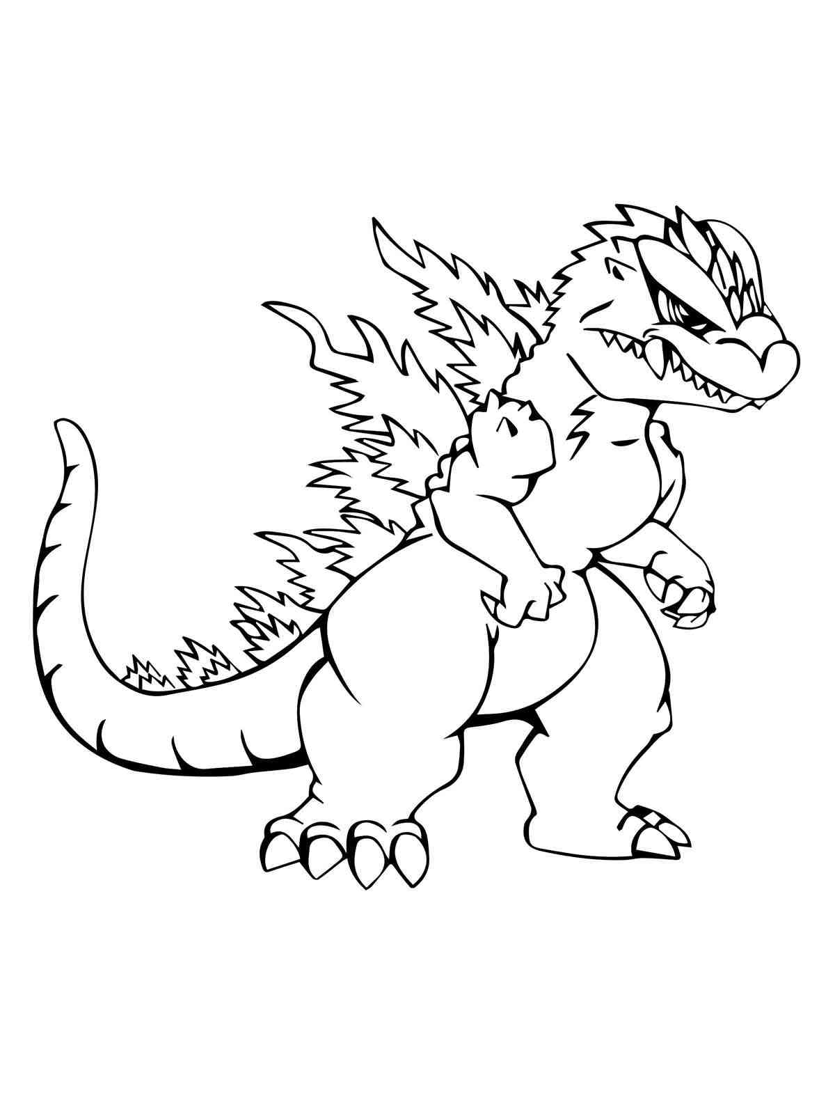 33 Epic Godzilla Coloring Pages Printable 5