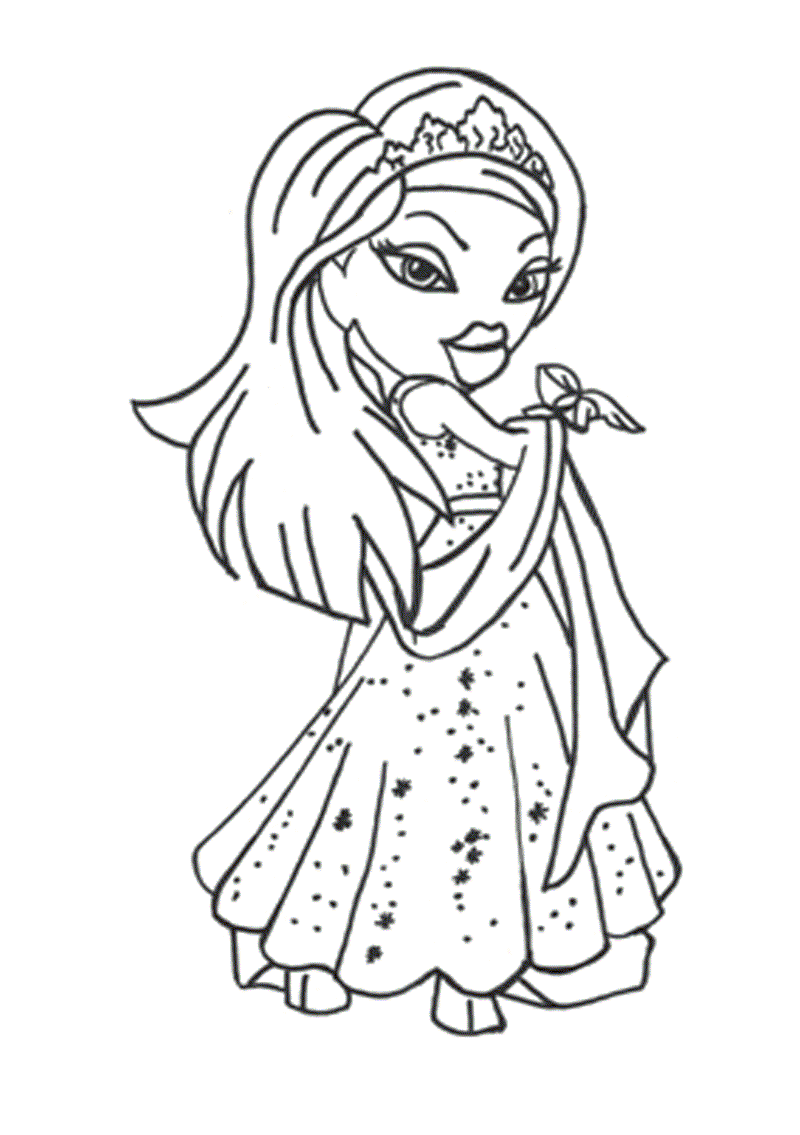 33 Fun Bratz Doll Baddie Coloring Pages Printable 11