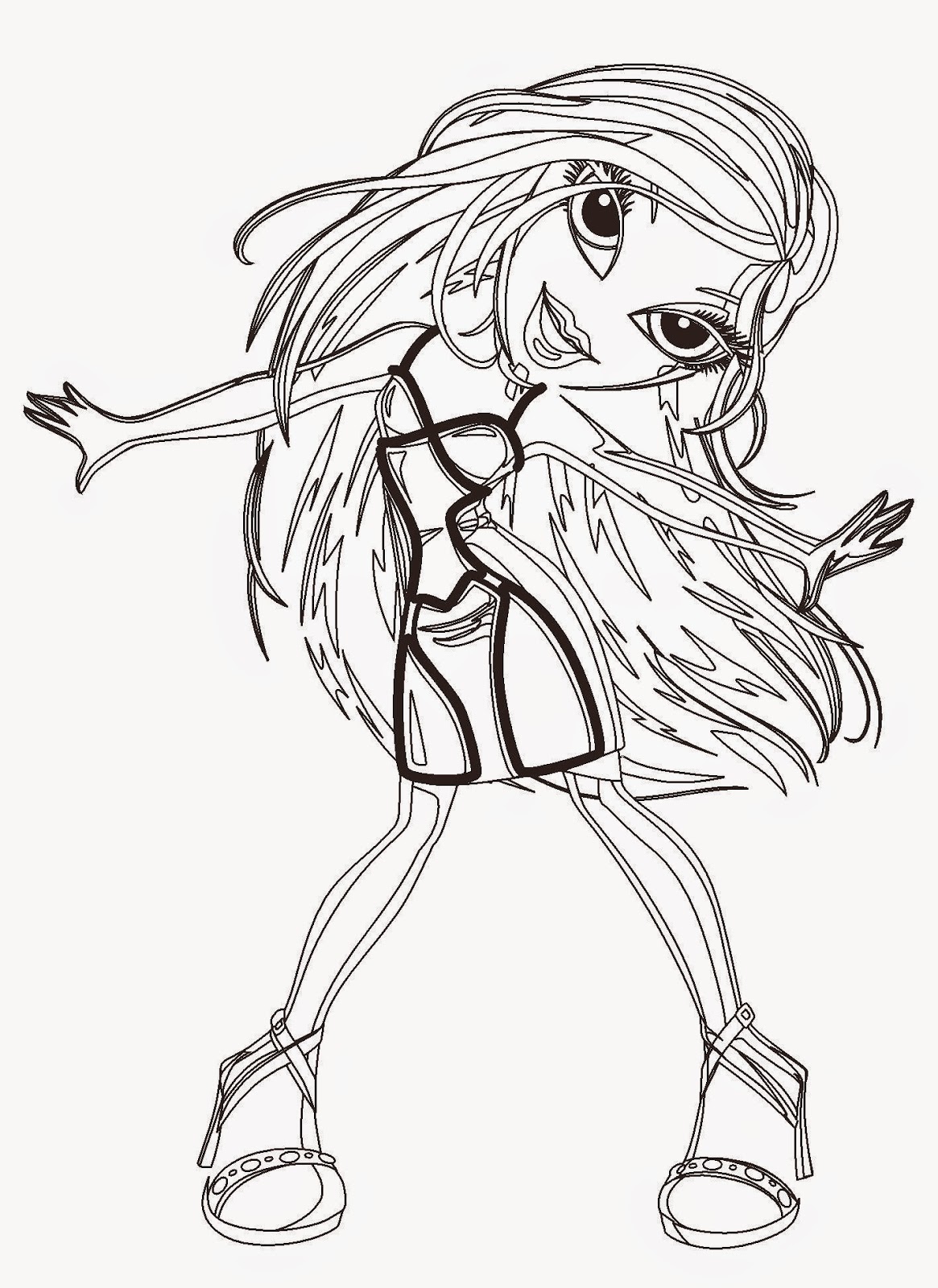 33 Fun Bratz Doll Baddie Coloring Pages Printable 14