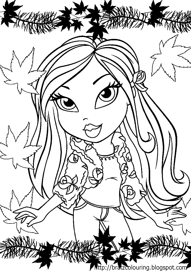 33 Fun Bratz Doll Baddie Coloring Pages Printable 15