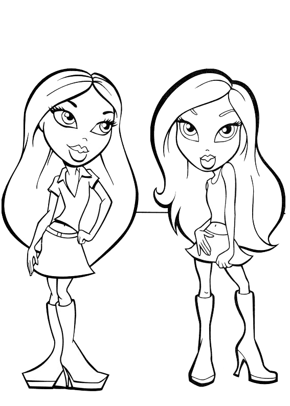 33 Fun Bratz Doll Baddie Coloring Pages Printable 16