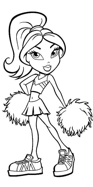 33 Fun Bratz Doll Baddie Coloring Pages Printable 20