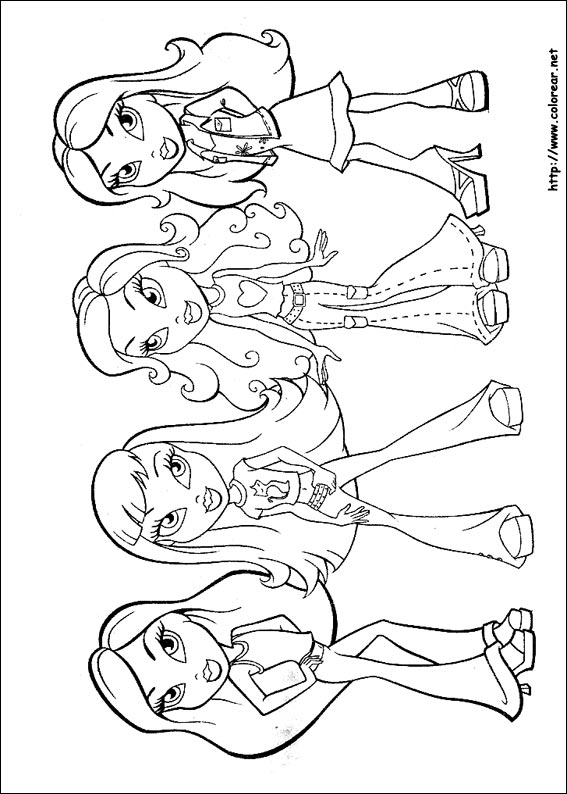 33 Fun Bratz Doll Baddie Coloring Pages Printable 21