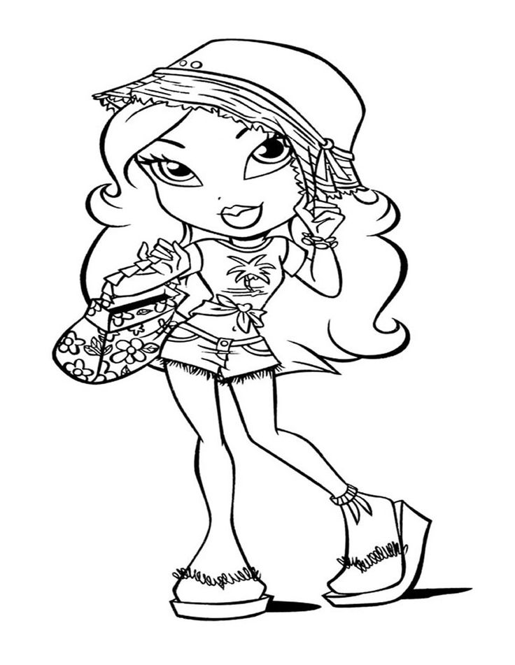 33 Fun Bratz Doll Baddie Coloring Pages Printable 25