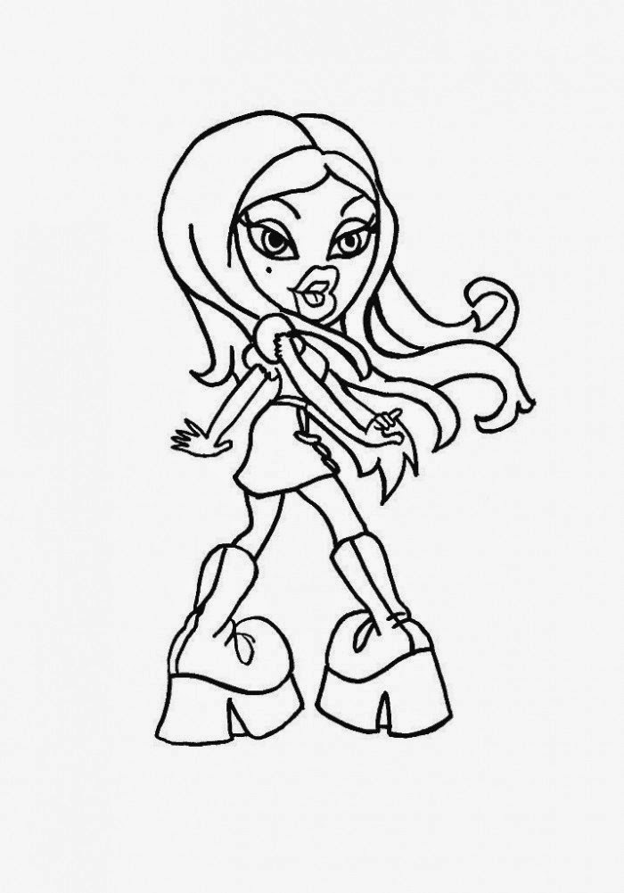 33 Fun Bratz Doll Baddie Coloring Pages Printable 30