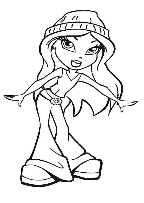 33 Fun Bratz Doll Baddie Coloring Pages Printable 33