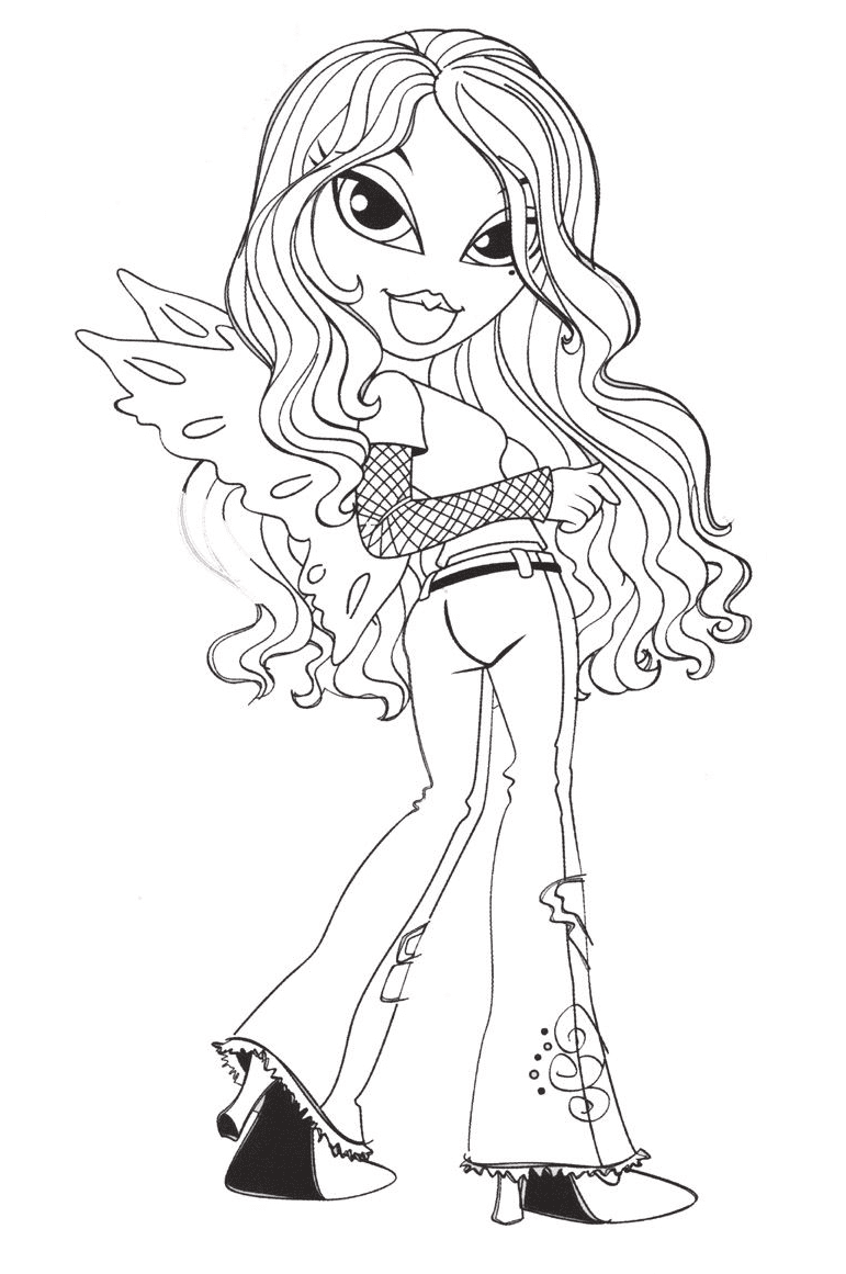 33 Fun Bratz Doll Baddie Coloring Pages Printable 34