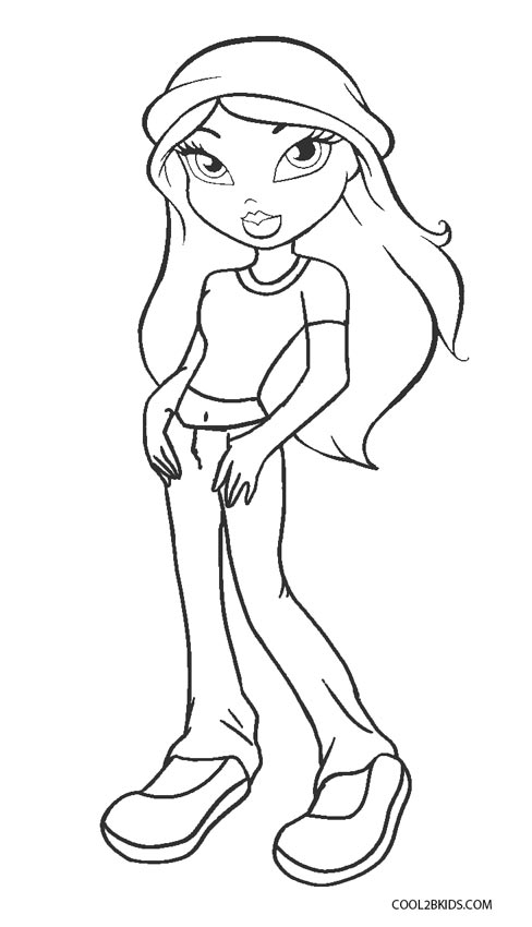 33 Fun Bratz Doll Baddie Coloring Pages Printable 35